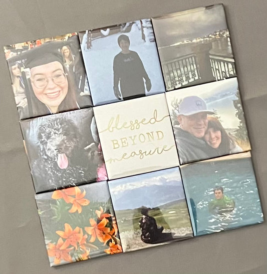 9 Pack Photo Magnets